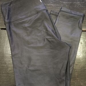 Zyia Black Metallic Light n Tight Hi-rise